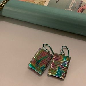 Dichroic Earrings